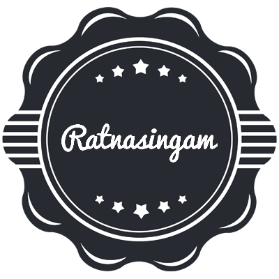 Ratnasingam badge logo