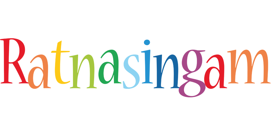 Ratnasingam birthday logo