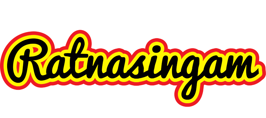 Ratnasingam flaming logo