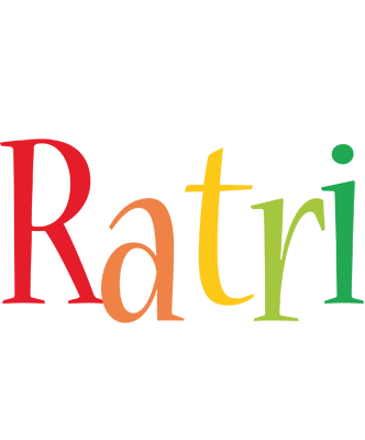 Ratri birthday logo