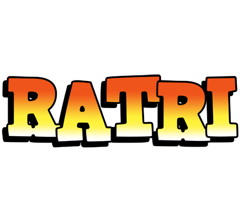 Ratri sunset logo