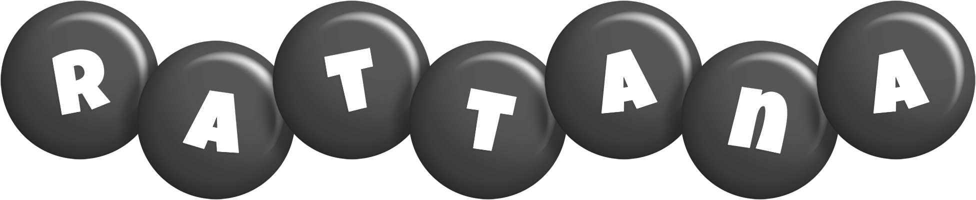 Rattana candy-black logo