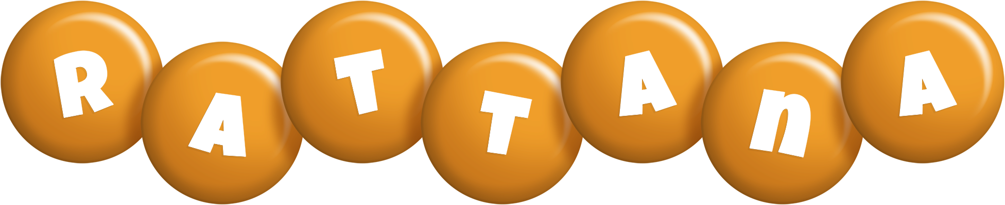 Rattana candy-orange logo