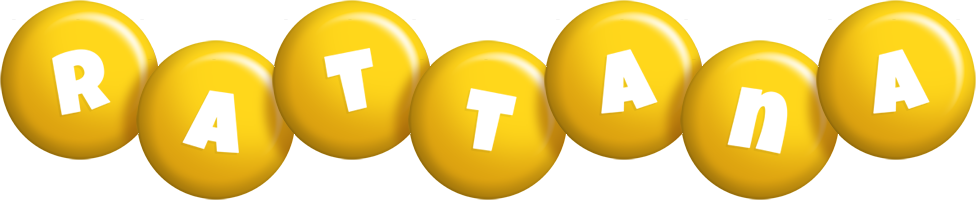 Rattana candy-yellow logo