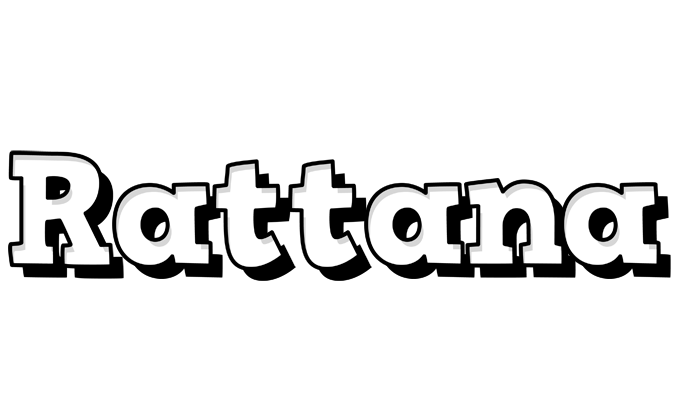 Rattana snowing logo