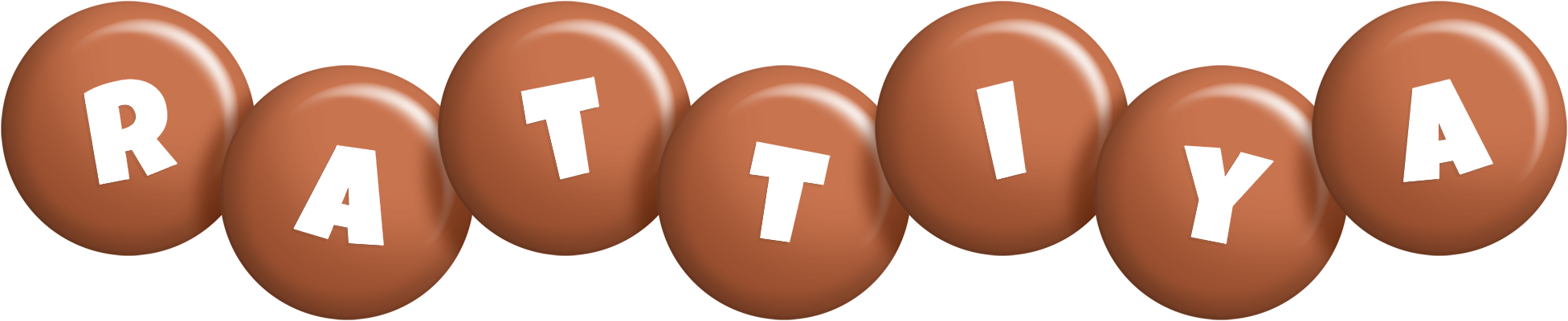 Rattiya candy-brown logo