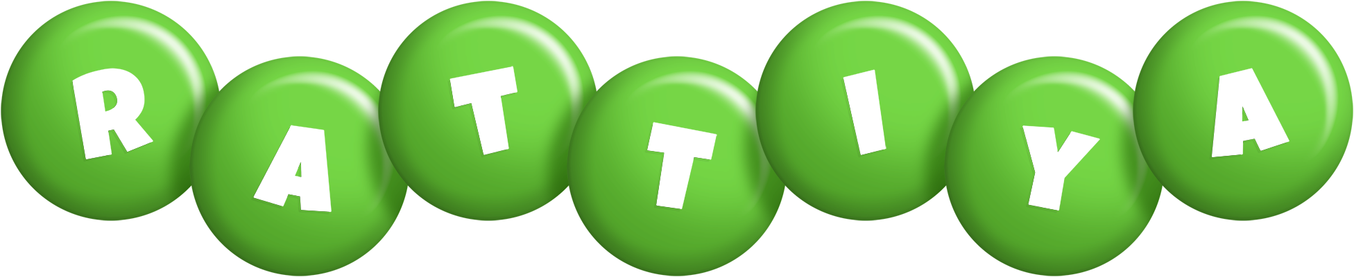 Rattiya candy-green logo