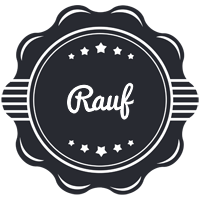 Rauf badge logo