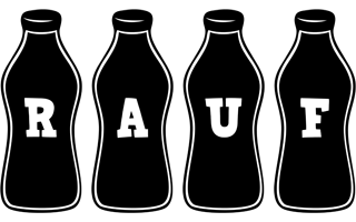 Rauf bottle logo
