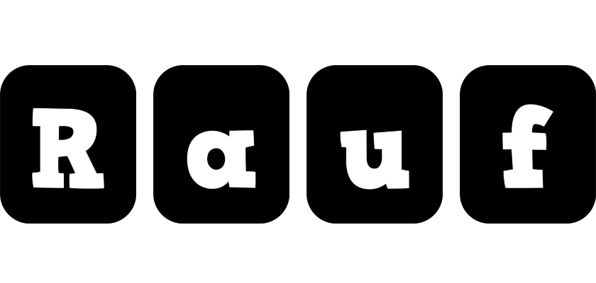 Rauf box logo