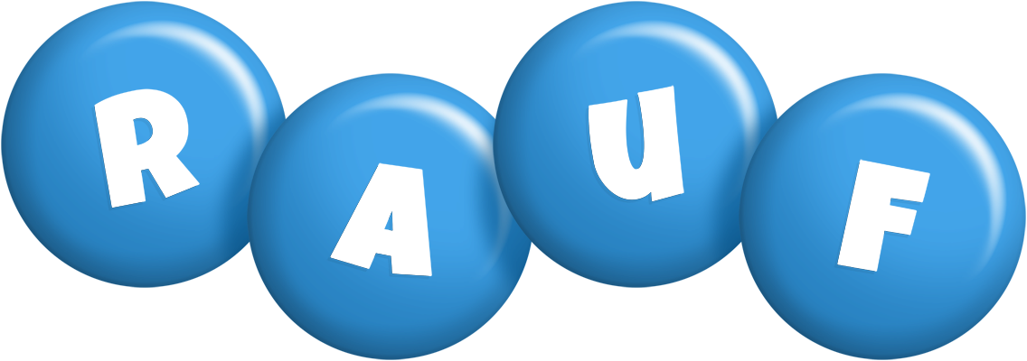 Rauf candy-blue logo