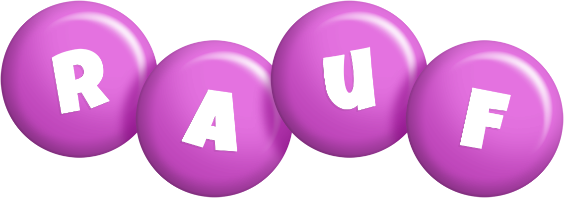 Rauf candy-purple logo