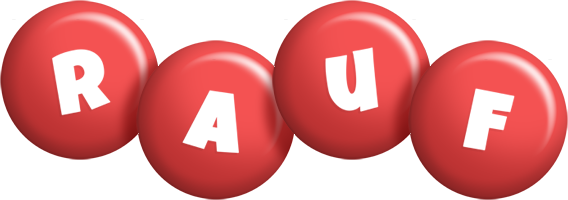 Rauf candy-red logo