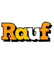 Rauf cartoon logo