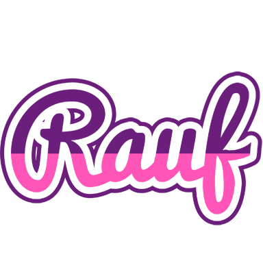 Rauf cheerful logo