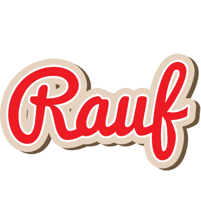 Rauf chocolate logo
