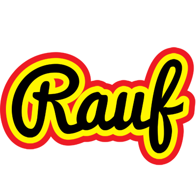 Rauf flaming logo