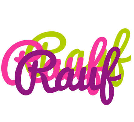 Rauf flowers logo
