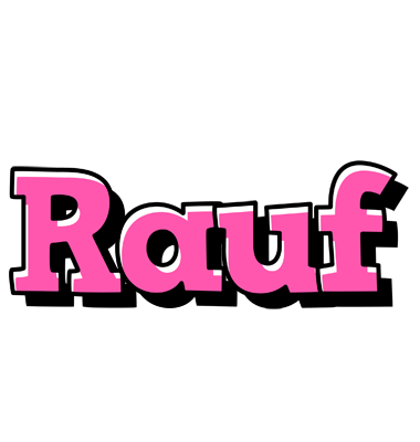 Rauf girlish logo