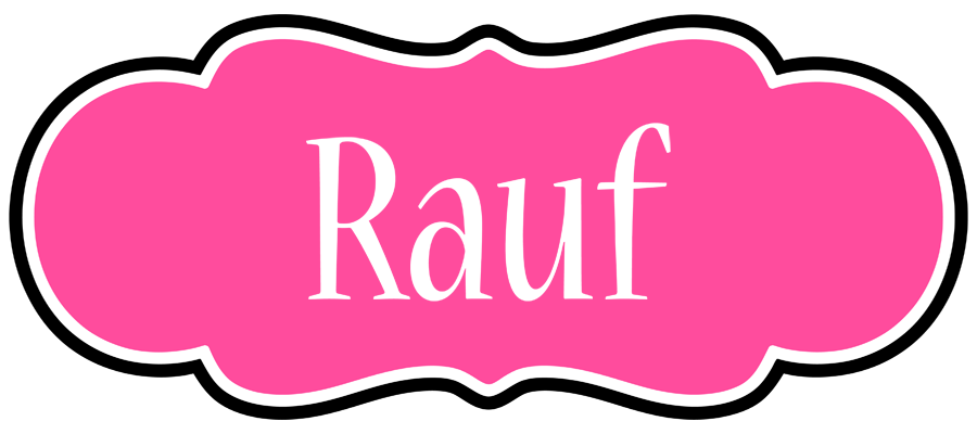Rauf invitation logo