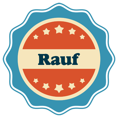 Rauf labels logo