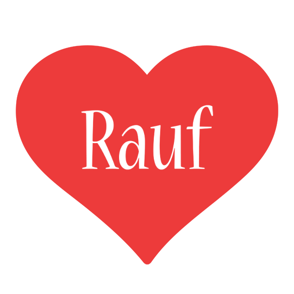 Rauf love logo