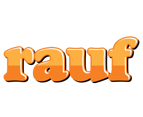Rauf orange logo