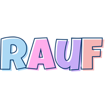 Rauf pastel logo