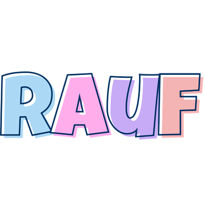 Rauf pastel logo