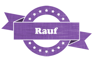 Rauf royal logo