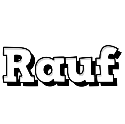 Rauf snowing logo