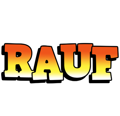 Rauf sunset logo