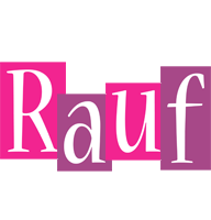 Rauf whine logo