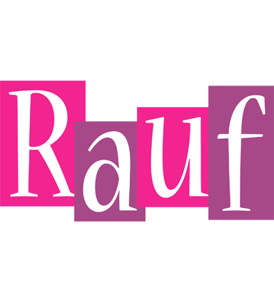 Rauf whine logo
