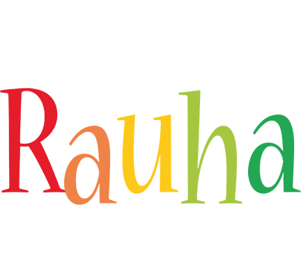 Rauha birthday logo