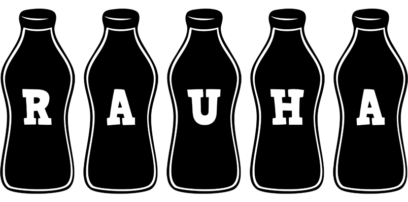 Rauha bottle logo