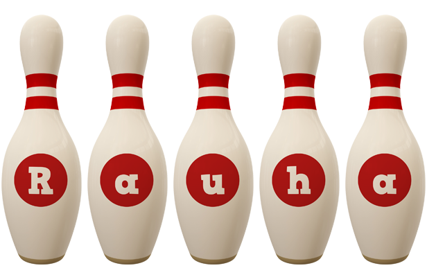 Rauha bowling-pin logo