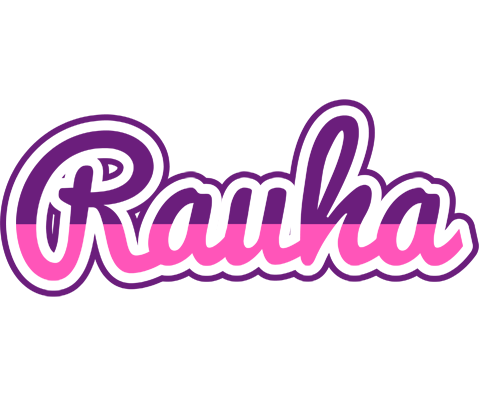 Rauha cheerful logo