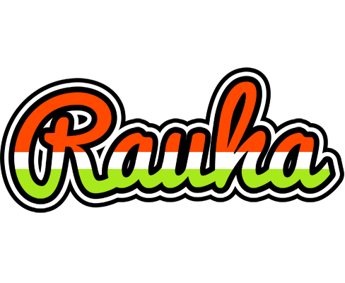 Rauha exotic logo