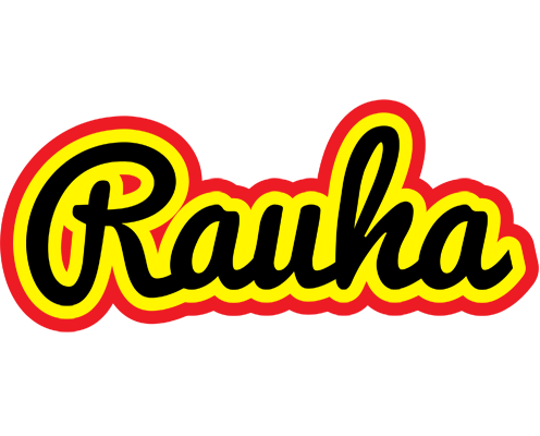 Rauha flaming logo