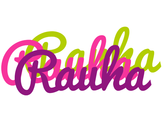Rauha flowers logo