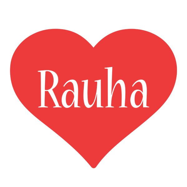 Rauha love logo