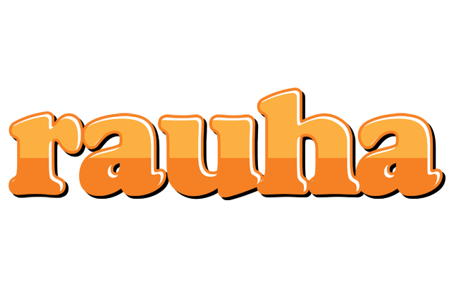 Rauha orange logo