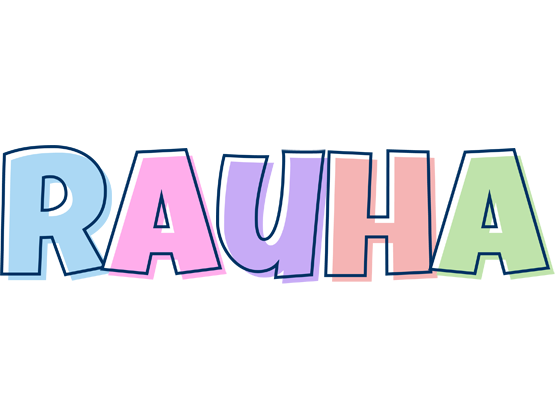 Rauha pastel logo