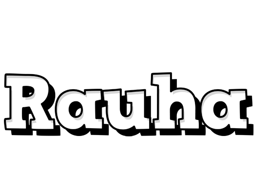 Rauha snowing logo