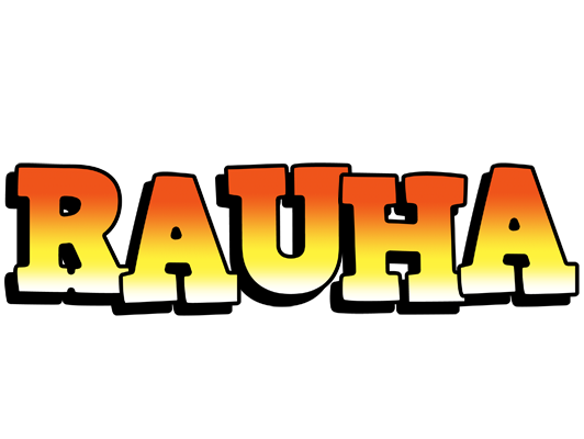 Rauha sunset logo