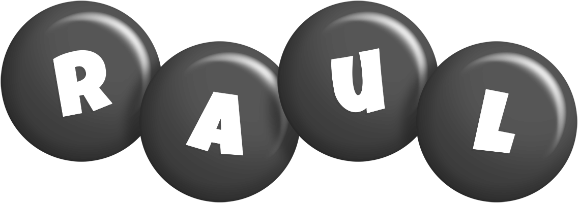 Raul candy-black logo