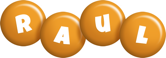 Raul candy-orange logo