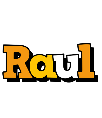 Raul cartoon logo