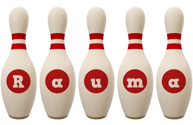 Rauma bowling-pin logo